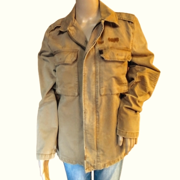 American Eagle Outfitters Other - Men's American Eagle Shirt Style Jacket With Some Distressing Sz S
